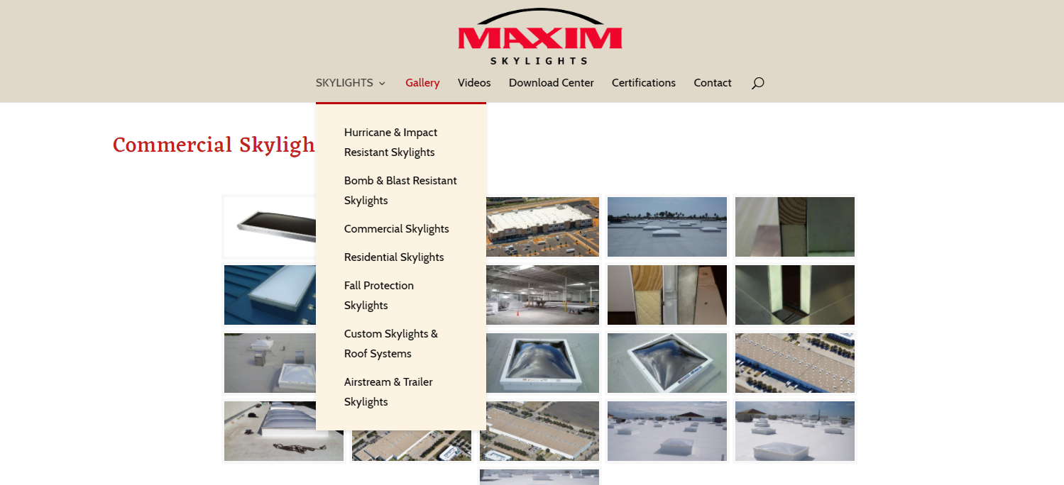 Screenshot of Maxim Download Center 1 of 2
